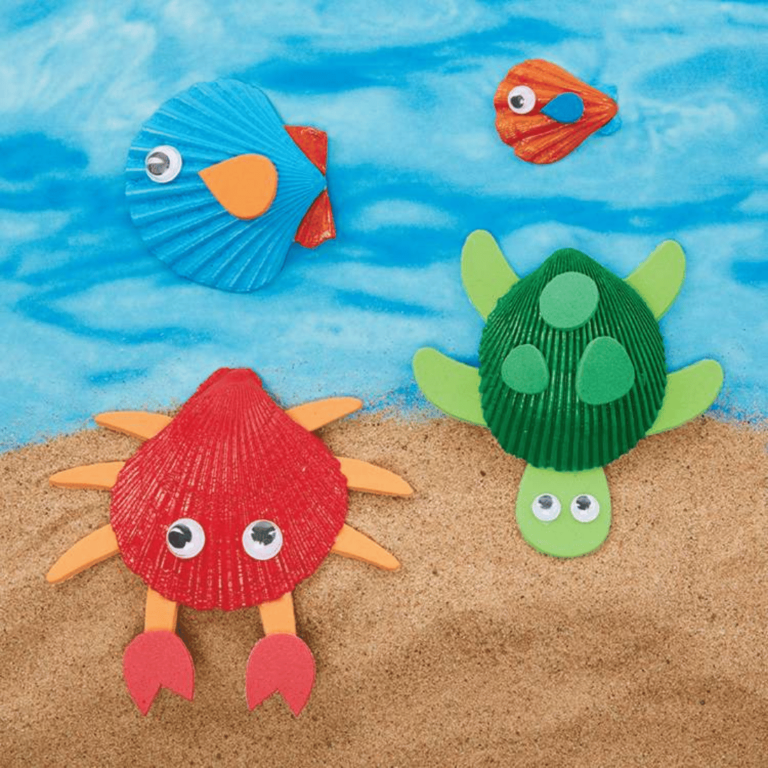 DIY seashell craft ideas