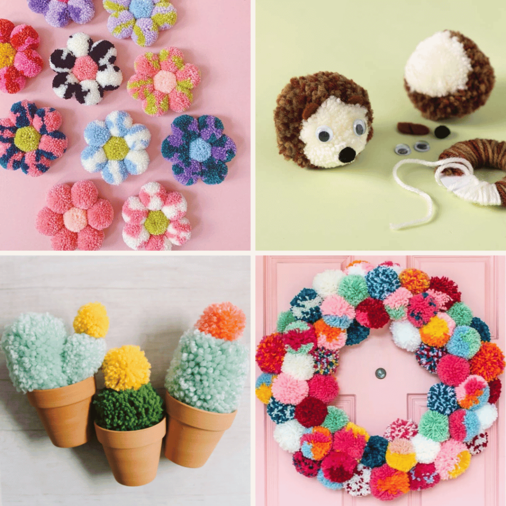 pom pom craft ideas for kids