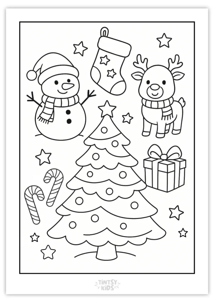 Free Christmas Coloring Pages