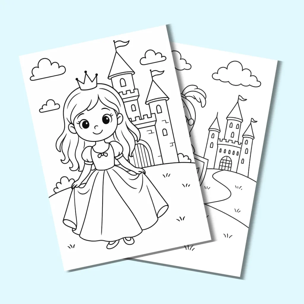 Free Fairy Tales Coloring Pages