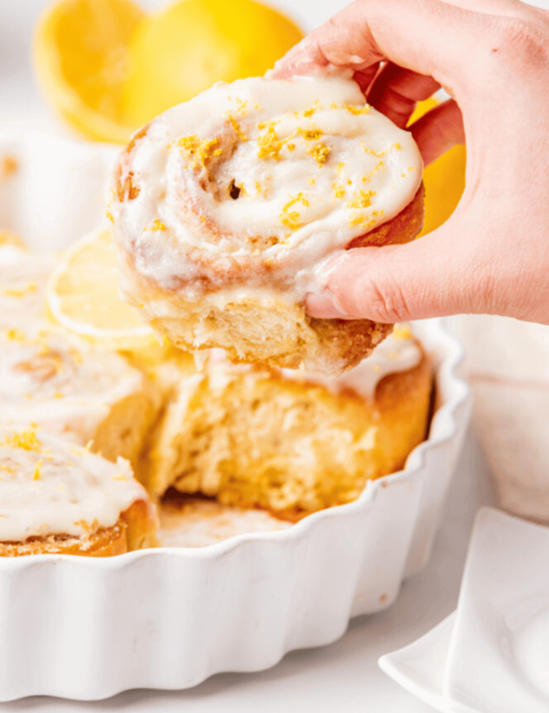 Lemon cinnamon rolls recipe
