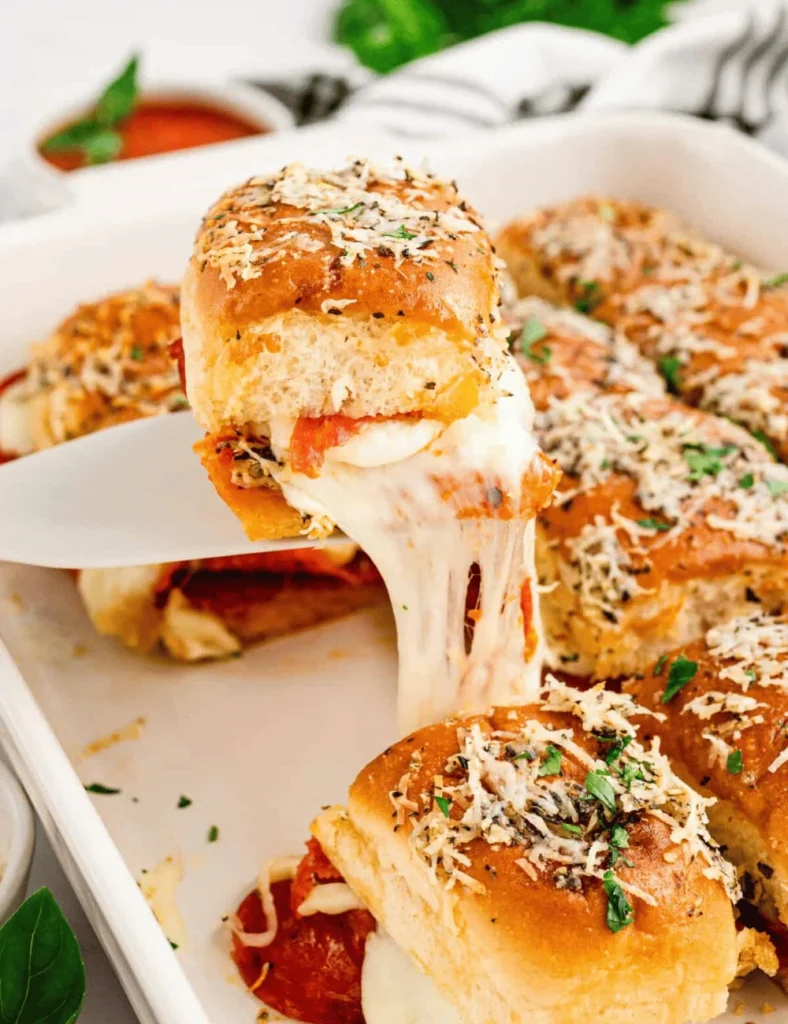 Pepperoni Pizza Sliders