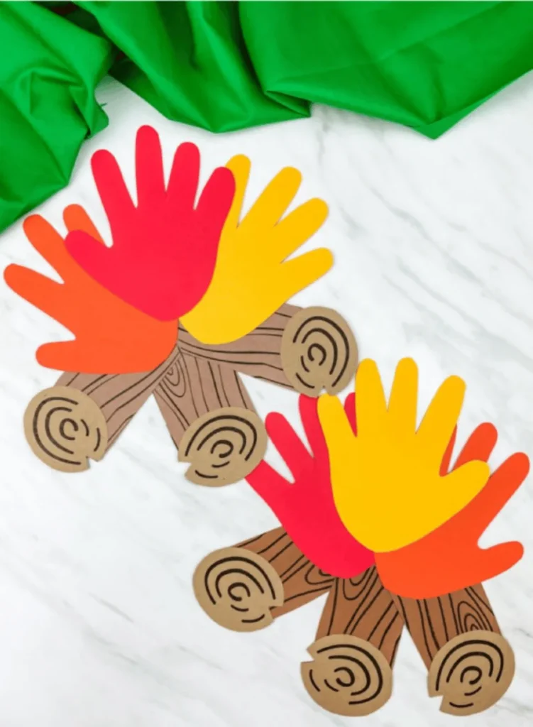 camping crafts for kids