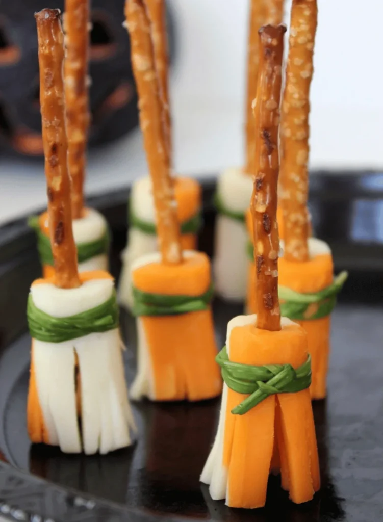 halloween broomstick snacks
