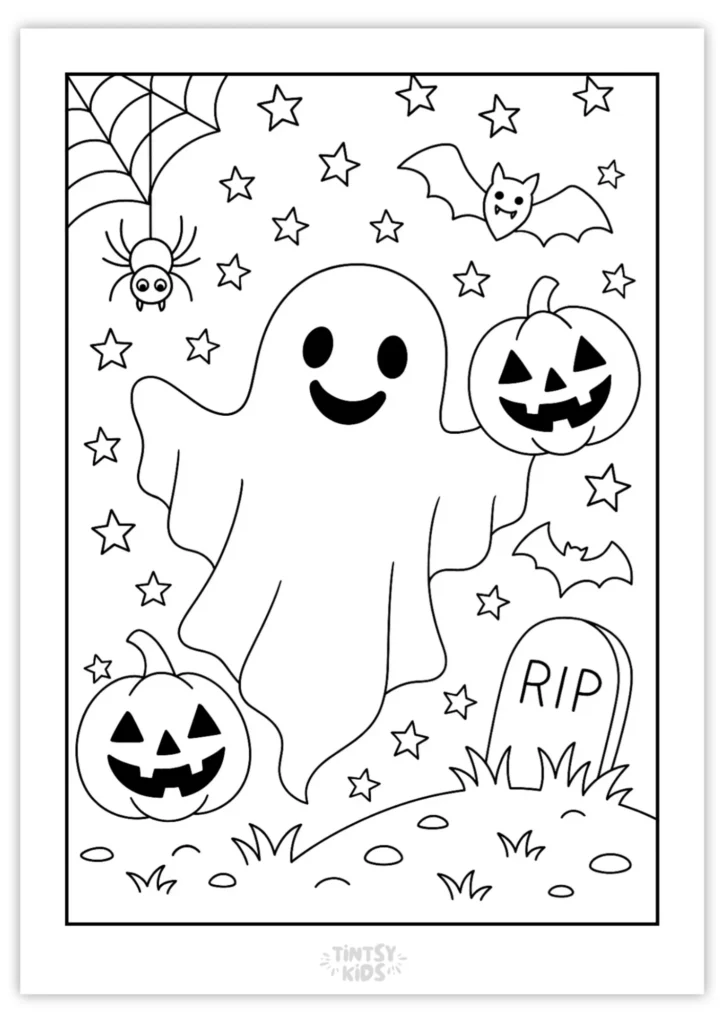 Free Halloween Coloring Pages