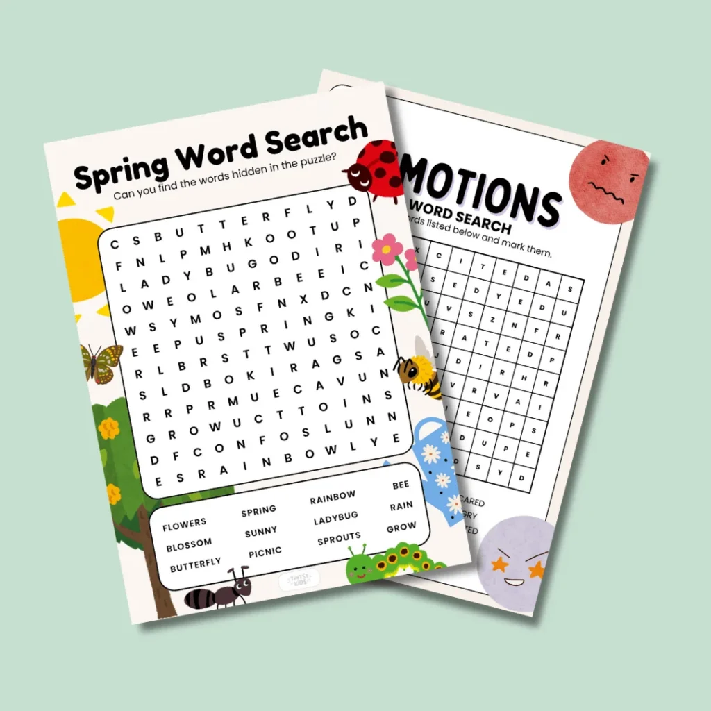 Free Printable Word Search Coloring Pages