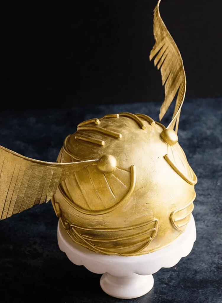 Harry Potter Golden Snitch Cake