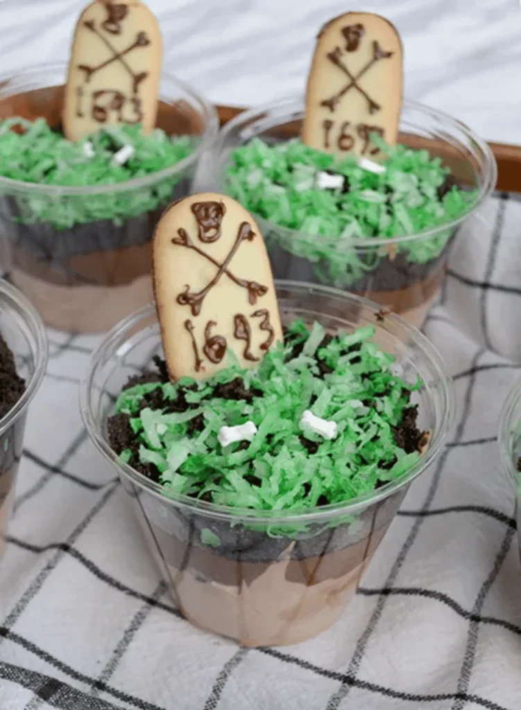 Hocus Pocus Billy’s Grave Pudding Cups