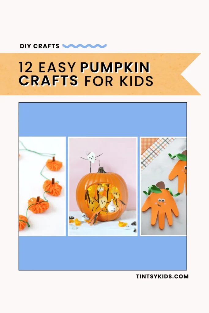 PUMPKIN crafts for kids