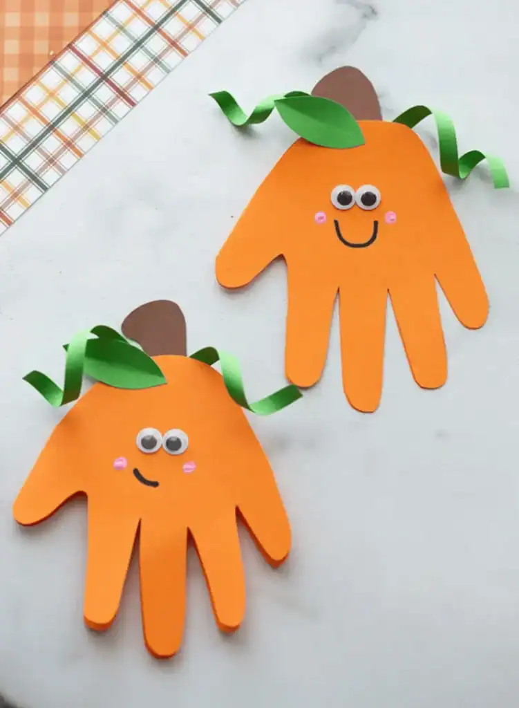 Pumpkin crafts for kids