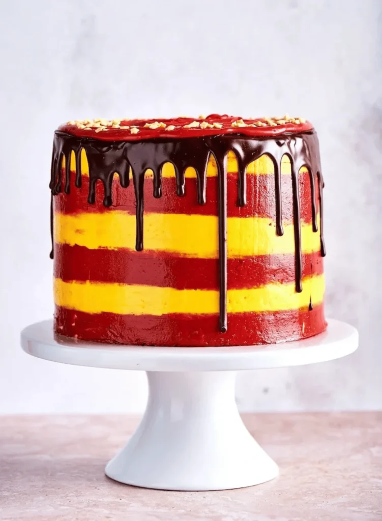 Striped Harry Potter Cake
