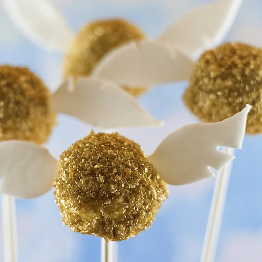 golden snitch cake pop recipe
