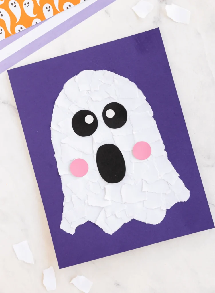 torn paper ghost craft