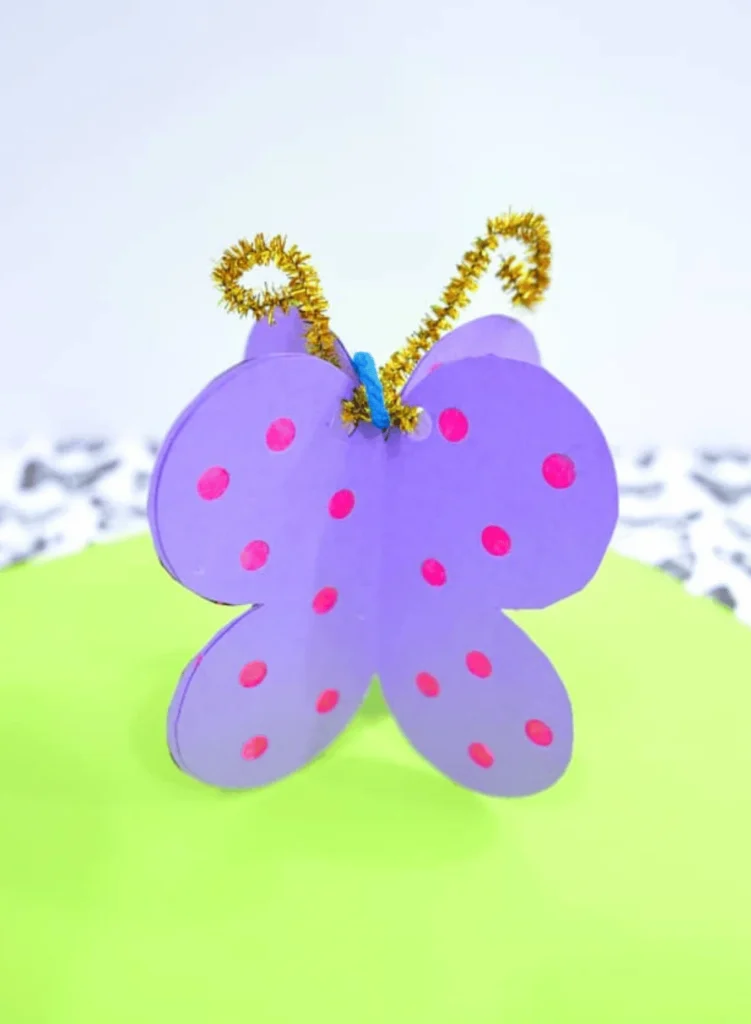3D Paper Butterfly Craft