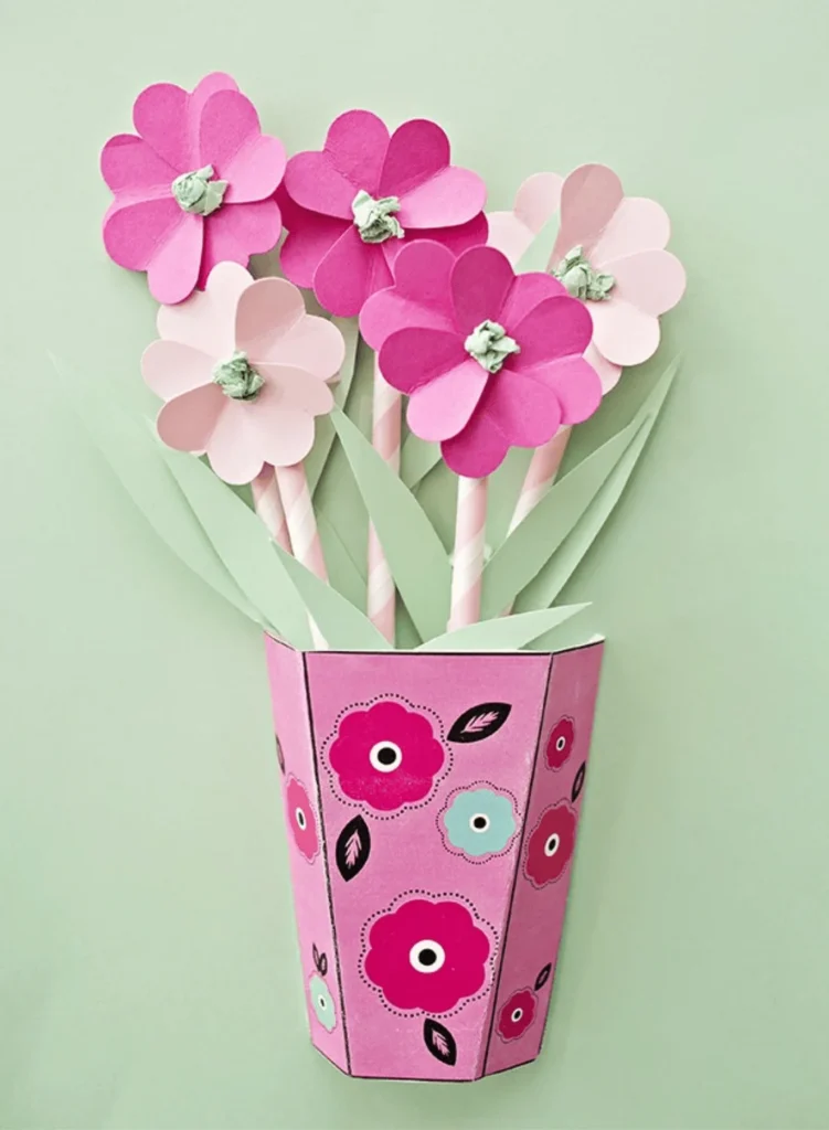 3D Paper Flower Bouquets