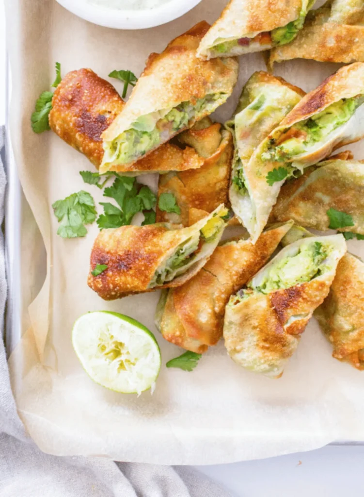 Avocado egg rolls