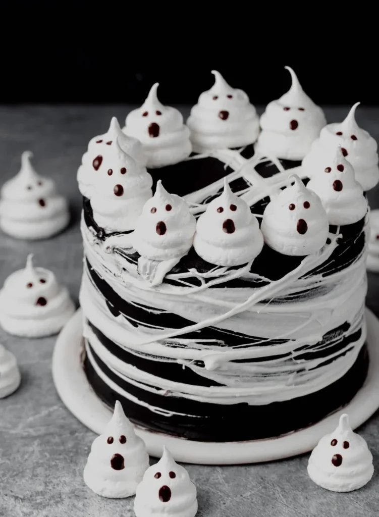Black Cocoa Halloween Layer Cake