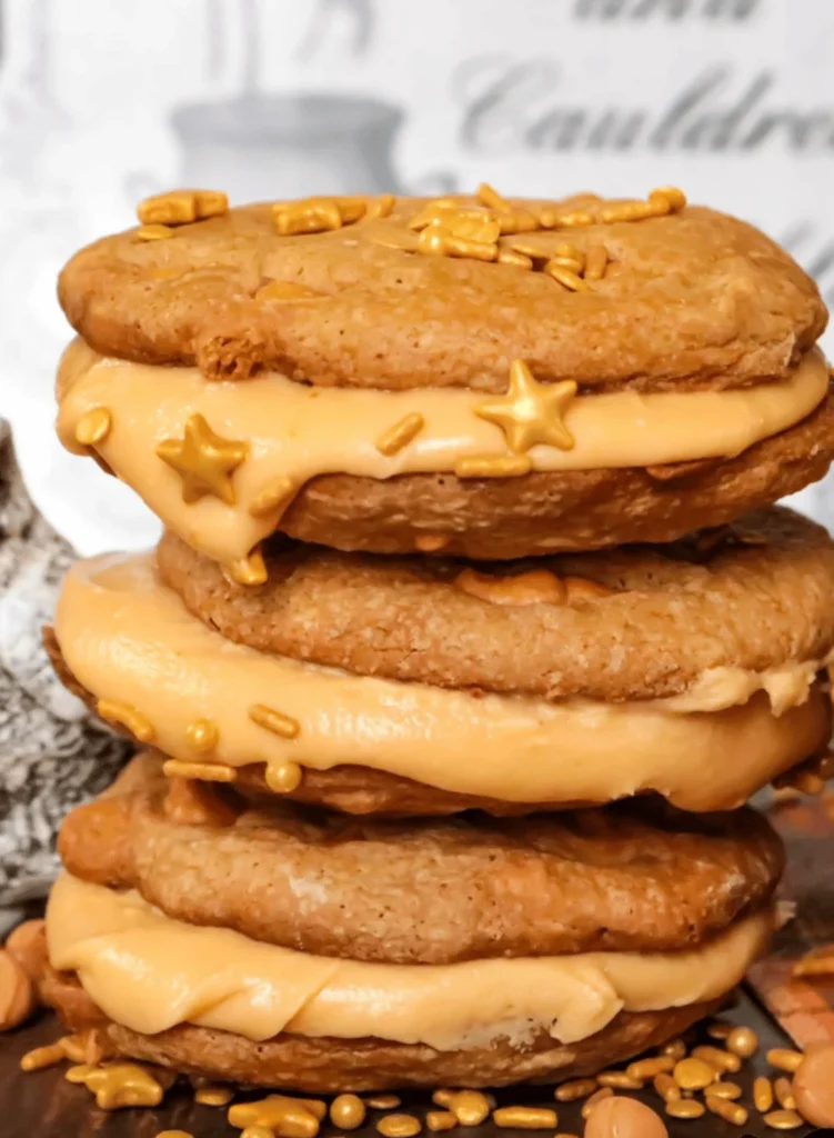 ButterBeer Sandwich Cookies