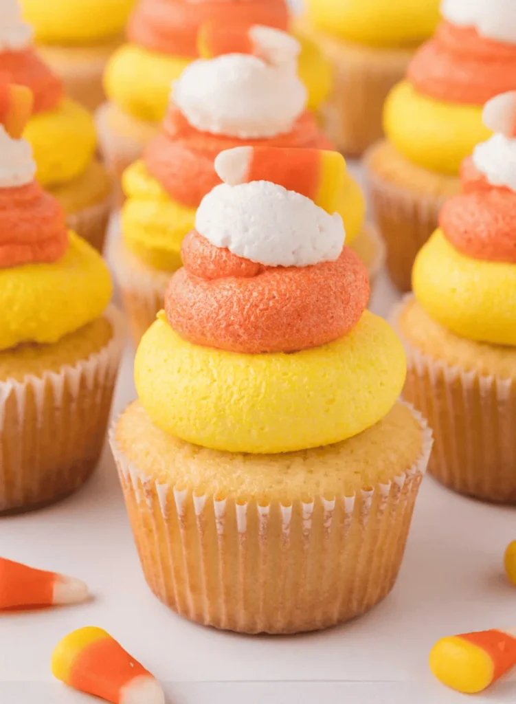 Candy Corn Cupcakes