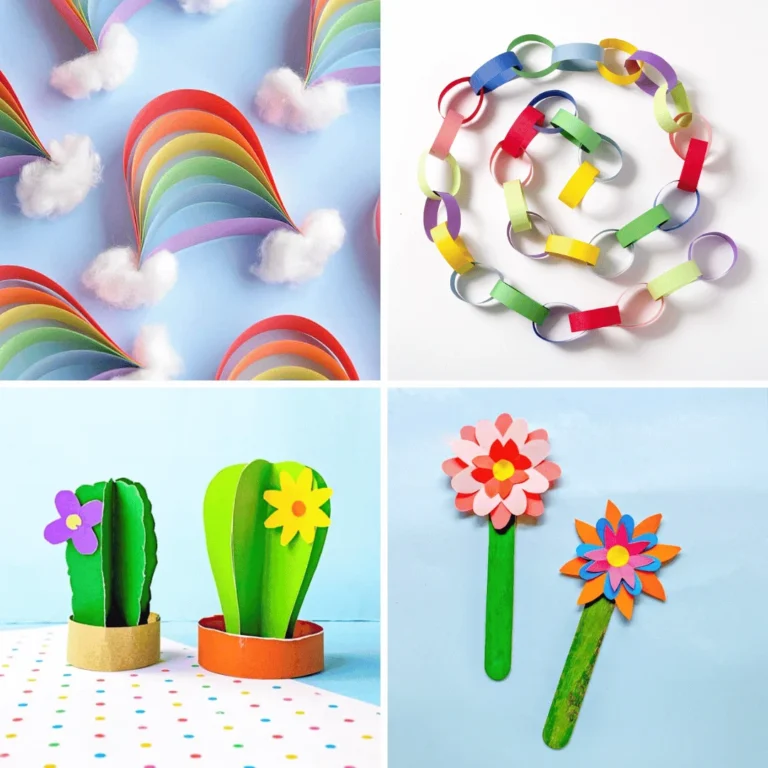Construction paper crafts for kids
