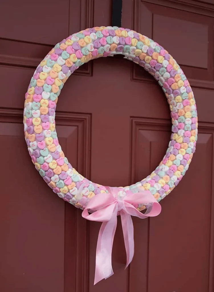 Conversation Heart Wreath