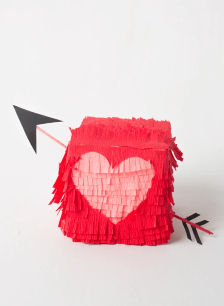 DIY Tissue Paper Heart Box