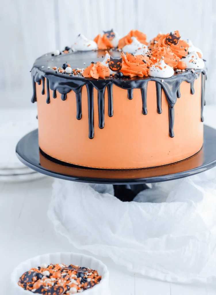 Devil’s Food Halloween Cake