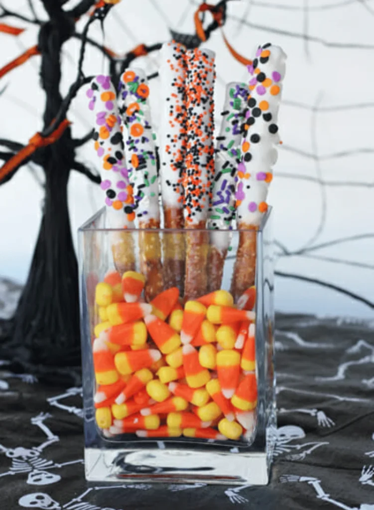 Dipped Pretzel Rods