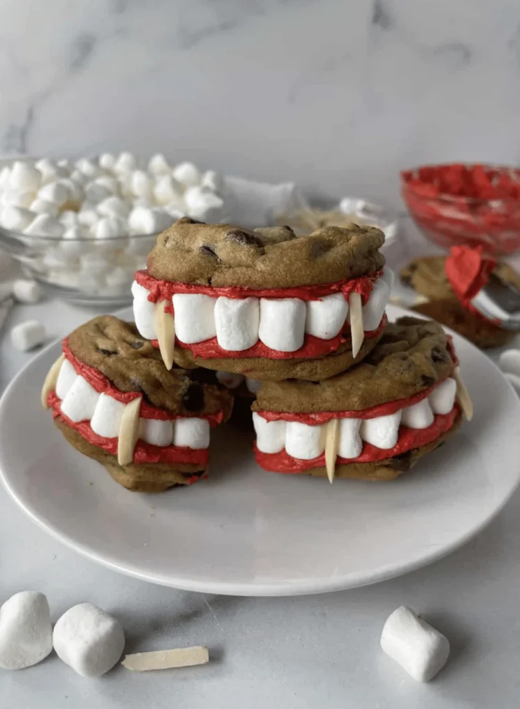 Easy Halloween Vampire Cookies