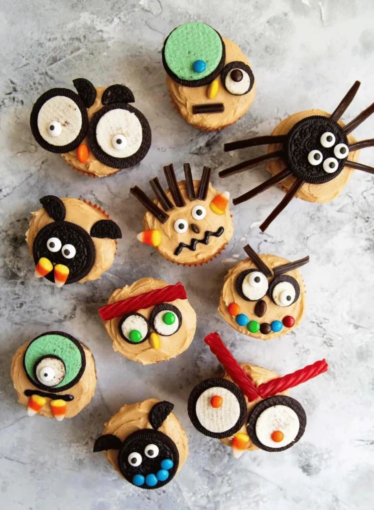 Easy halloween cupcakes