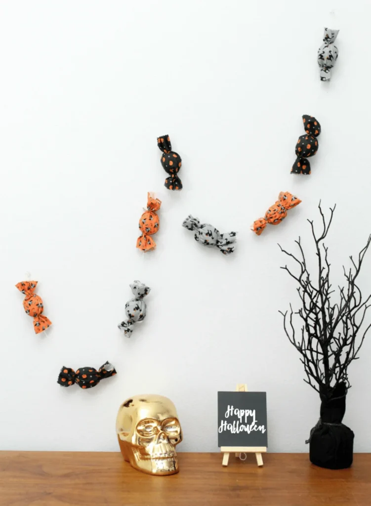 Fabric Scrap Halloween Garland