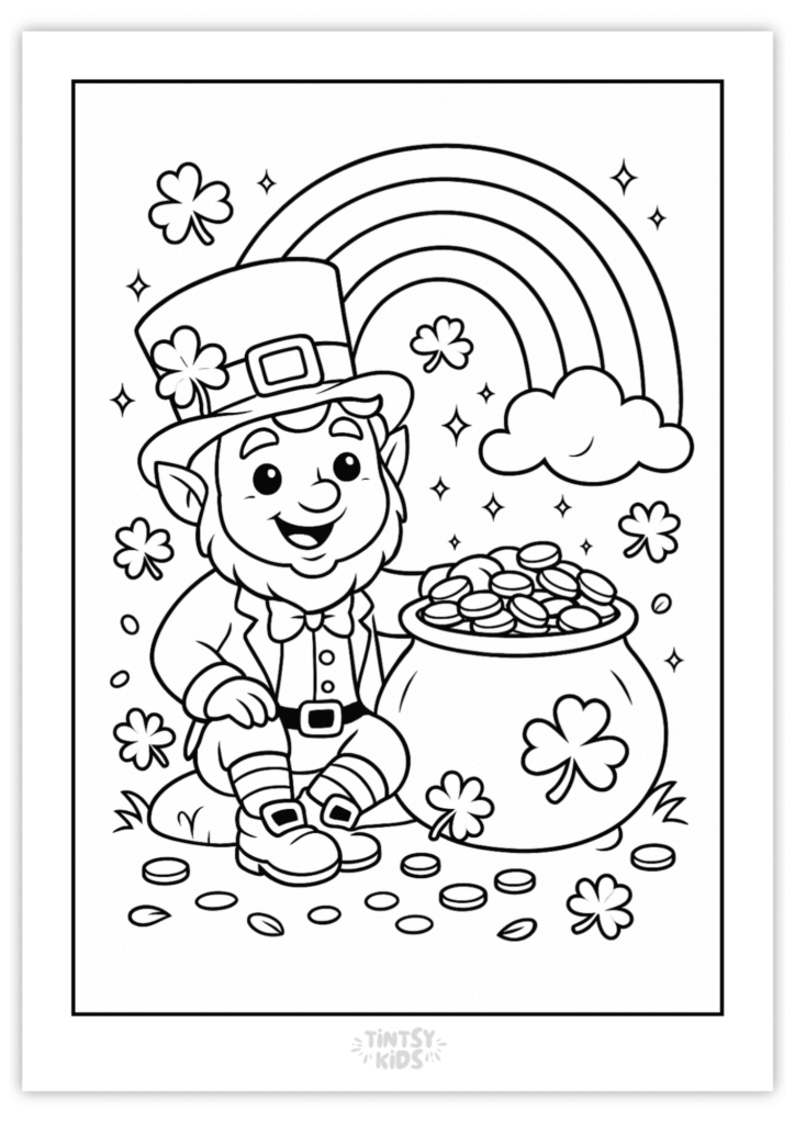 Free St Patrick's Day Coloring Pages