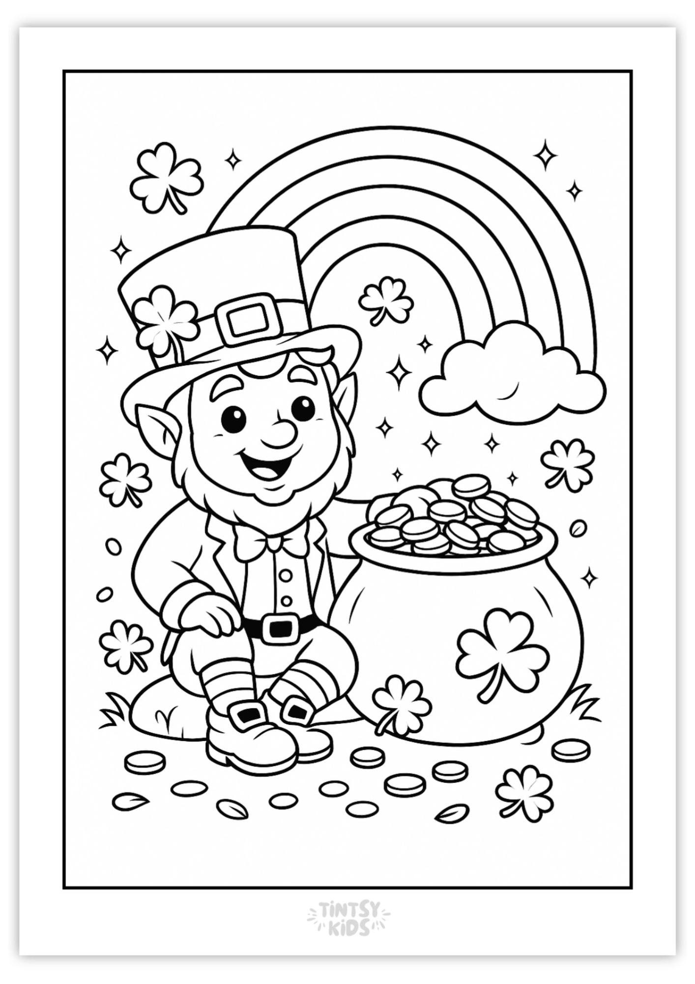 Free St Patrick's Day Coloring Pages