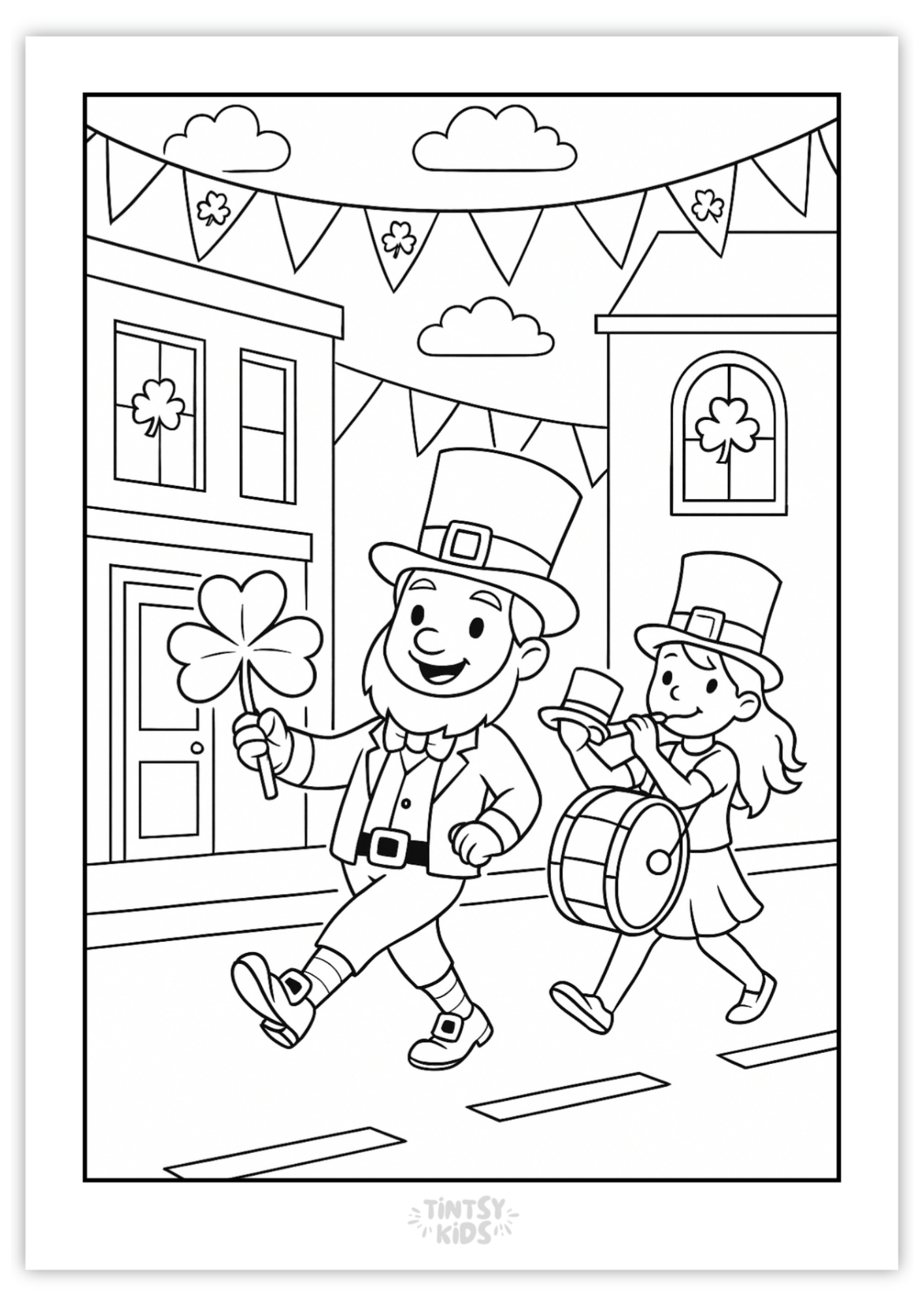 Free St Patrick's Day Coloring Pages