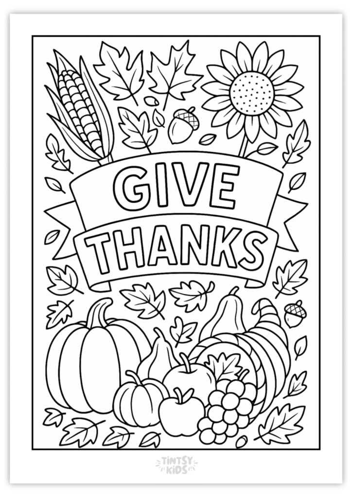 Free Sweet Treats Table Coloring Page