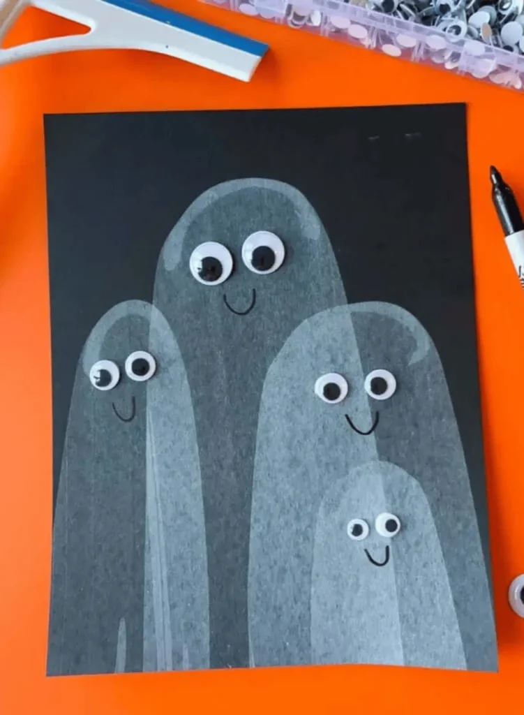 Ghost Scraper Art for Kids