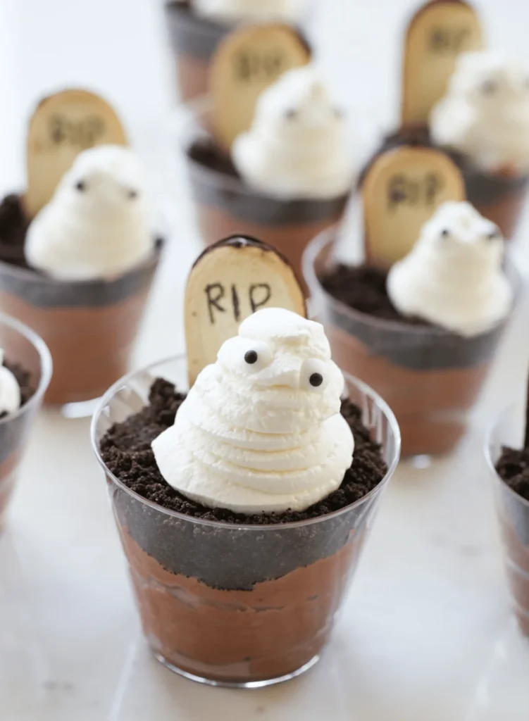 HALLOWEEN Chocolate Pudding Cups