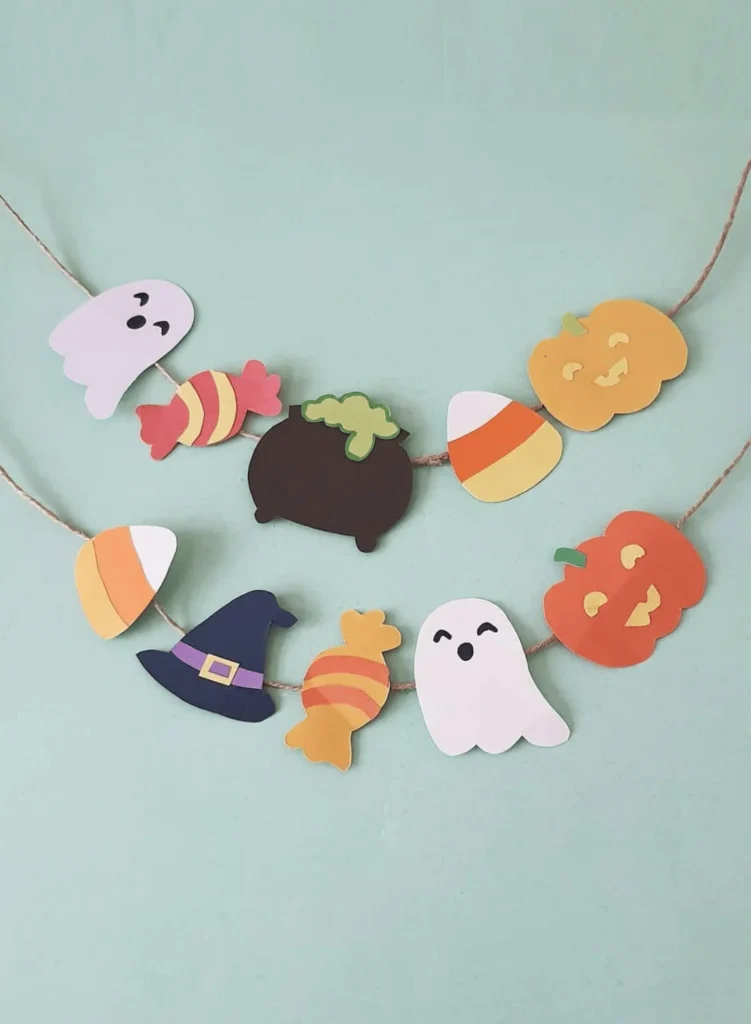 Halloween Paper Garland Craft