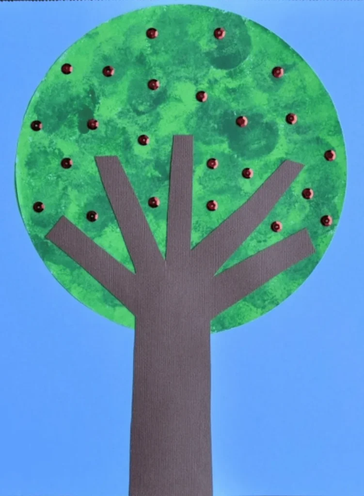 Handprint Apple Tree Craft