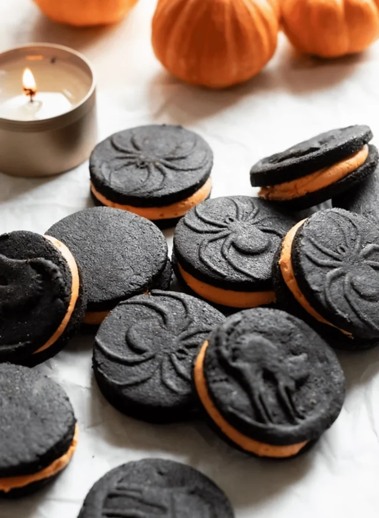 Homemade Halloween Oreos, Vegan & Gluten Free