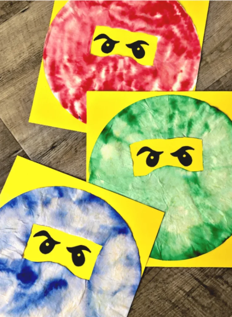 LEGO Ninjago Coffee Filter Craft