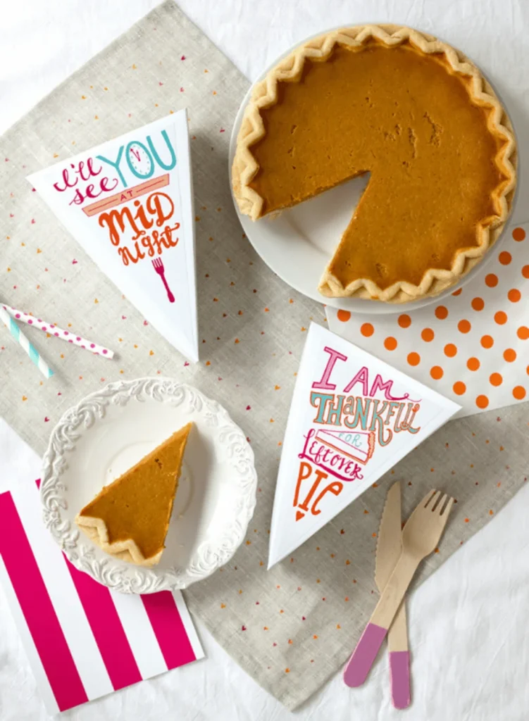 Leftover Pie Labels for Thanksgiving (Free Printable!)
