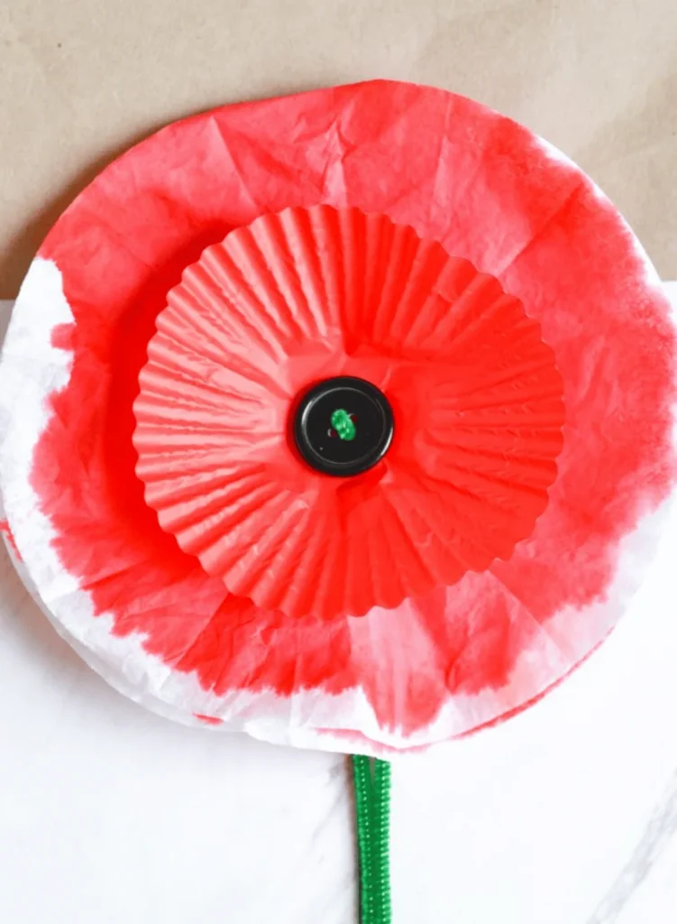 Memorial Day Paper Poppy Craft