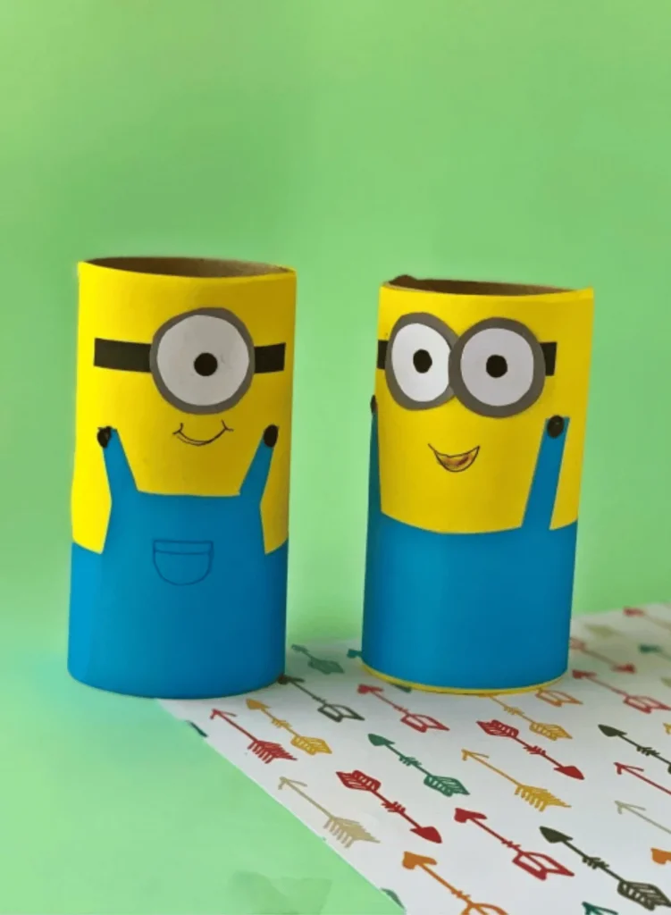 Minion Toilet Paper Roll Craft