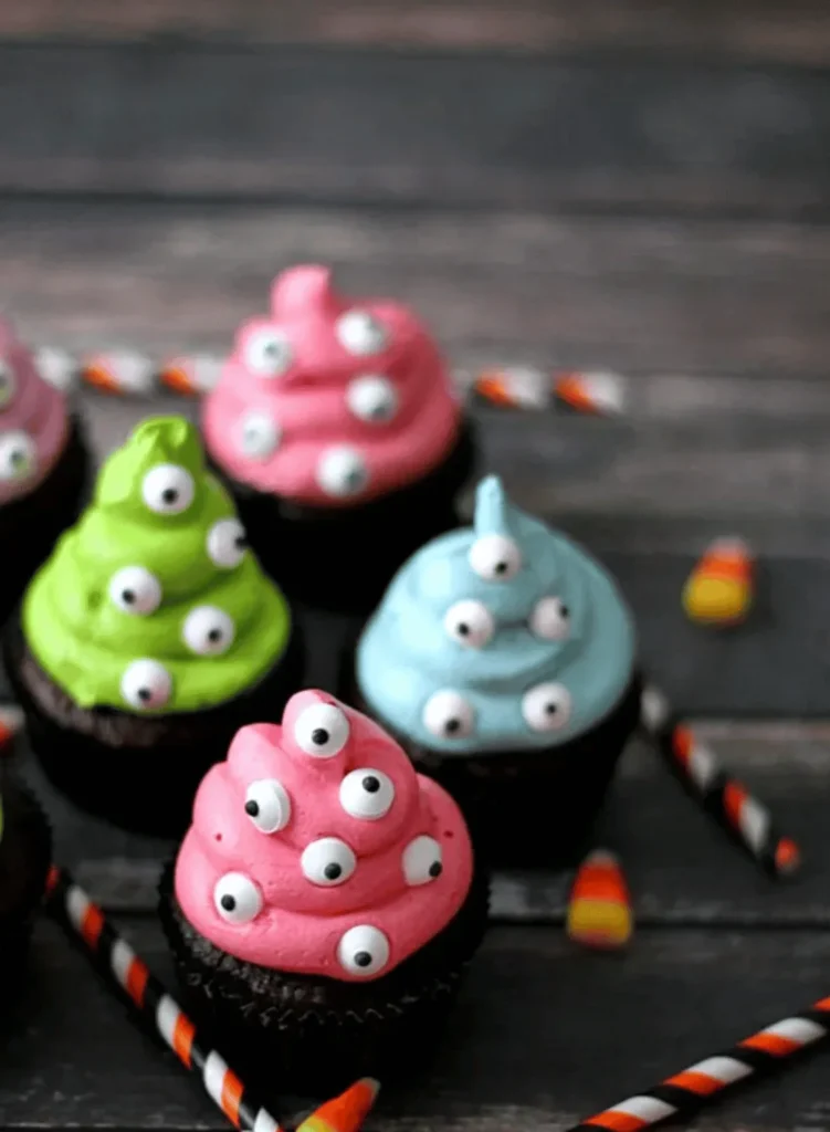 Monster cupcakes