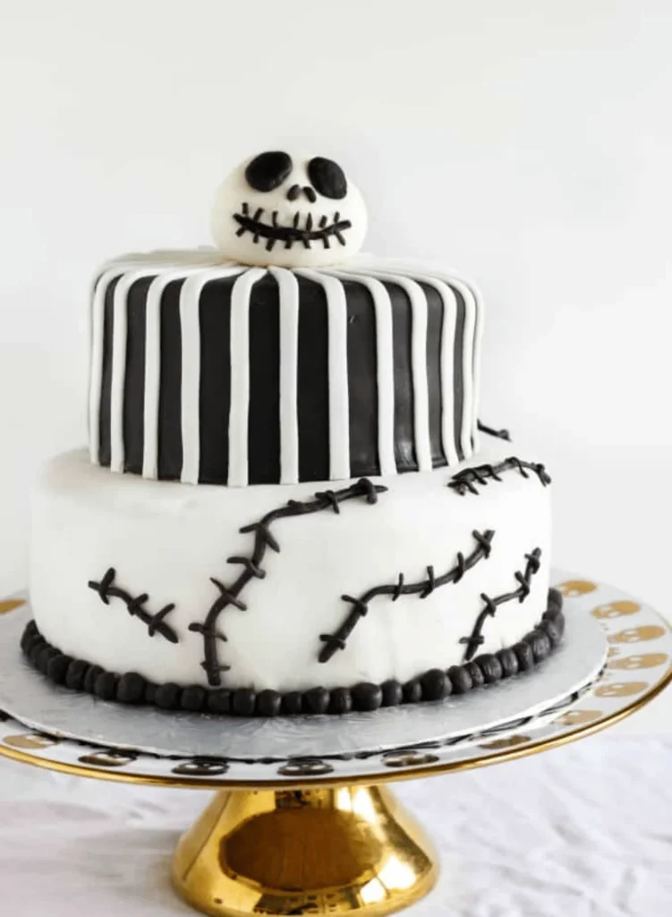 Nightmare Before Christmas Cake (Jack Skellington Cake)