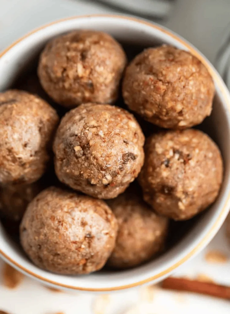 No Bake Banana Bread Bites