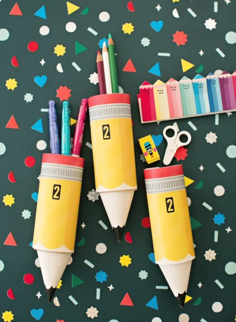 PAPER PENCIL TUBE CRAFT