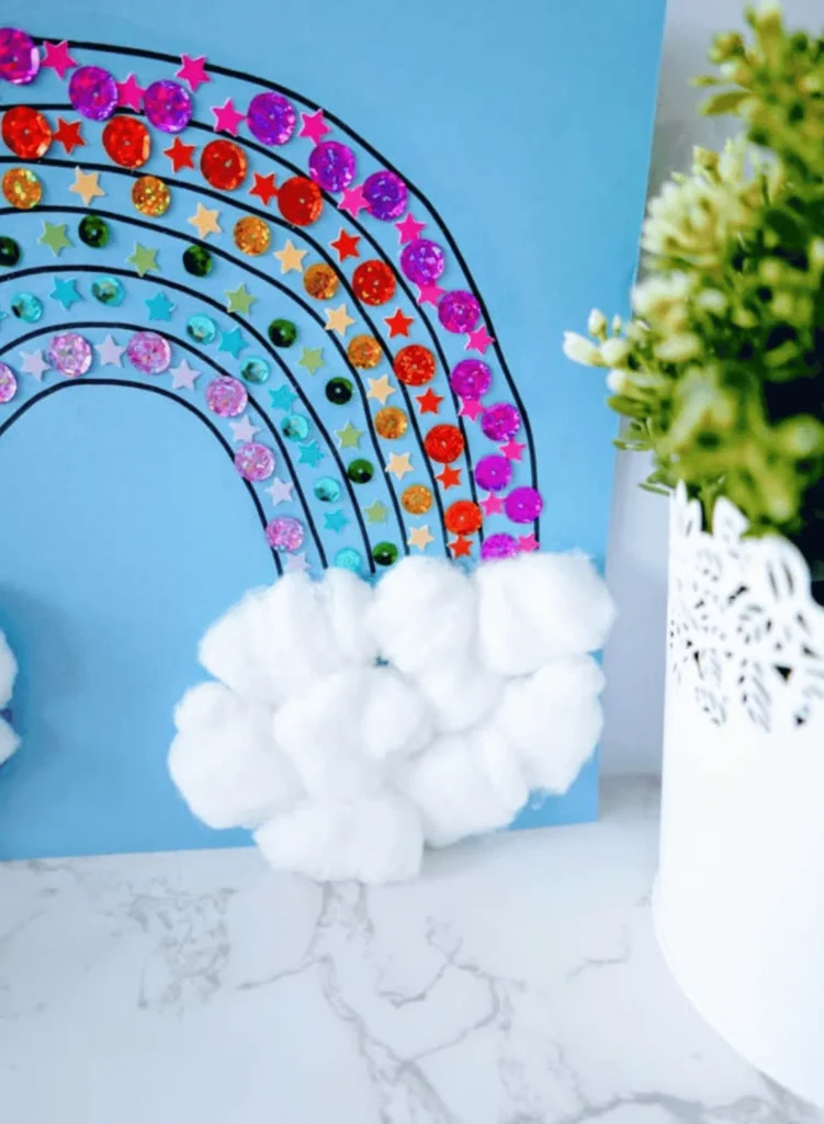 Paint Sample Rainbow Craft