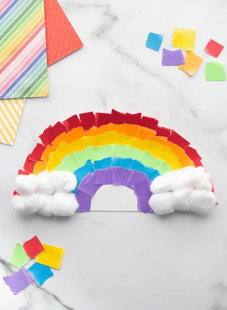 Paper Plate Rainbow